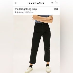 Evenlane Straight Leg Crop pants